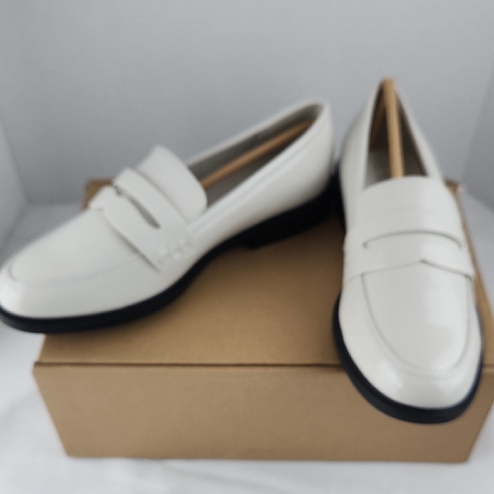 Journee Collection Elegant White Loafers